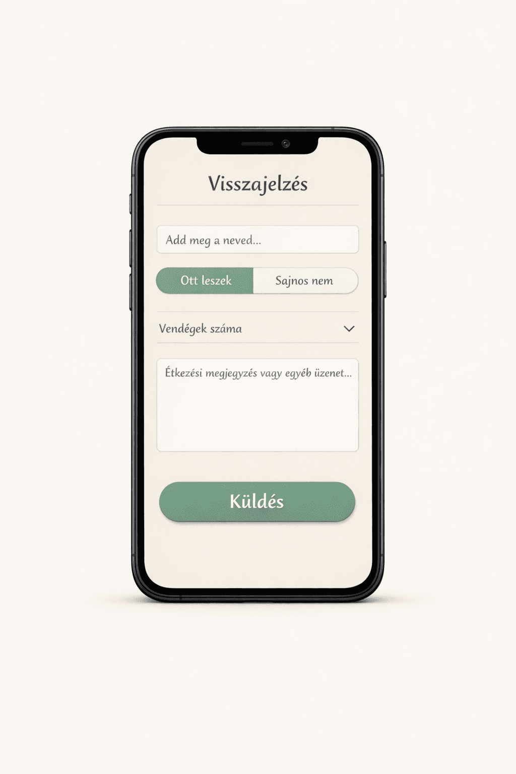 Vendég szemszögéből a digitális meghívó mobilon